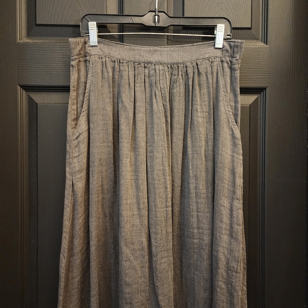 Elegant Gray Maxi Skirt - Picture 7 of 13